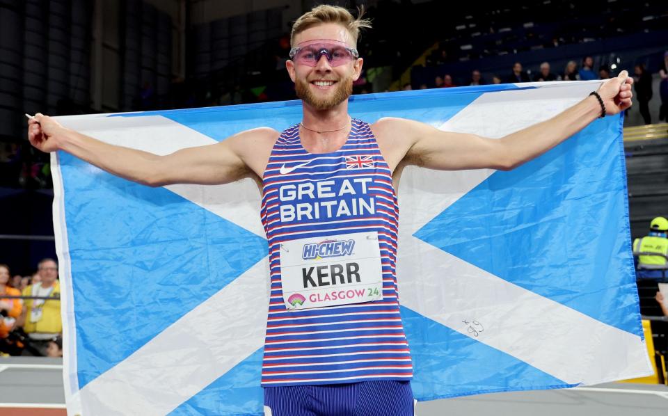 Josh Kerr wraps himself in the Saltire