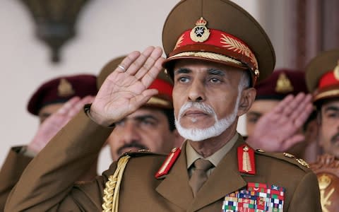 Sultan Qaboos helped to establish negotiations between Iran and the US in 2013 - Credit: MOHAMMED MAHJOUB/AFP/Getty Images