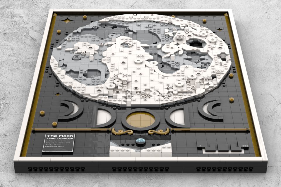 Lego Ideas The moon: lunar landscape