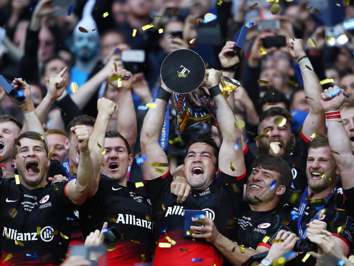 Saracens will have to win in either Dublin or Bordeaux to make the final if they see off Glasgow this weekend: Getty