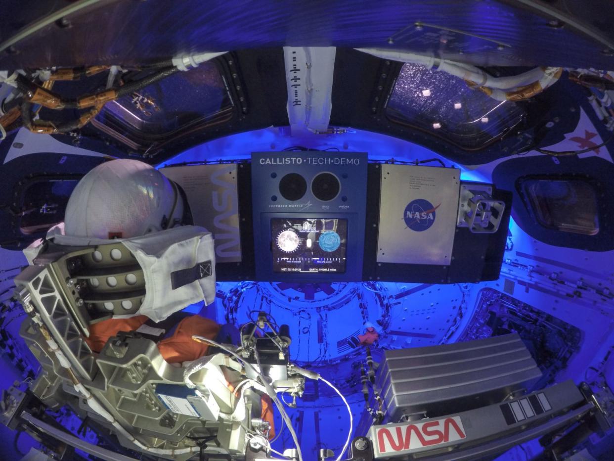 The control panel inside Artemis (NASA) 