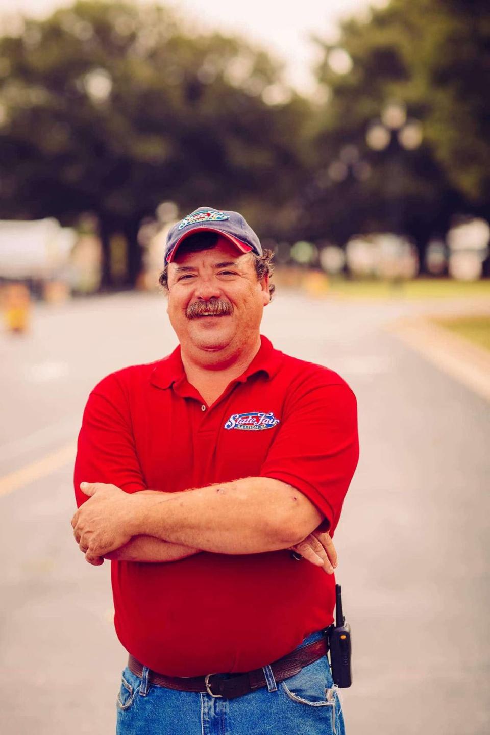 Joe Crosby, grounds superintendent at the NC State Fairgrounds. His house at the fairgrounds was destroyed by fire.