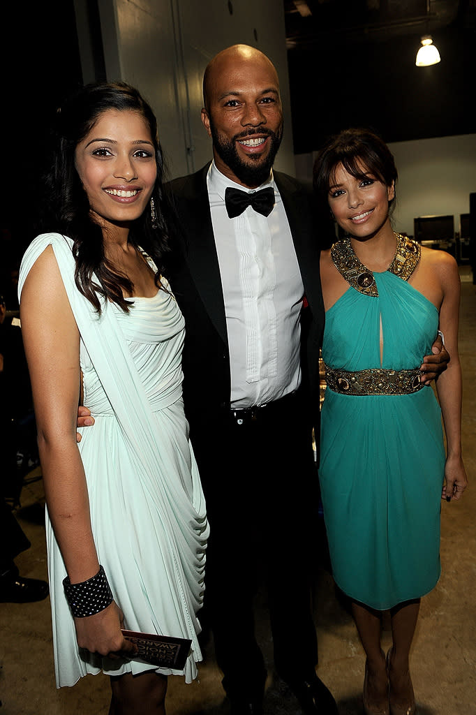 14th Annual Critics' Choice Awards 2009 Freida Pinto Common Eva Longoria Parker