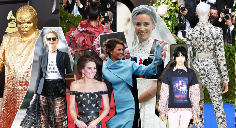 How many key fashion moments from 2017 do you remember? [Photo: Getty/Yahoo Style UK]