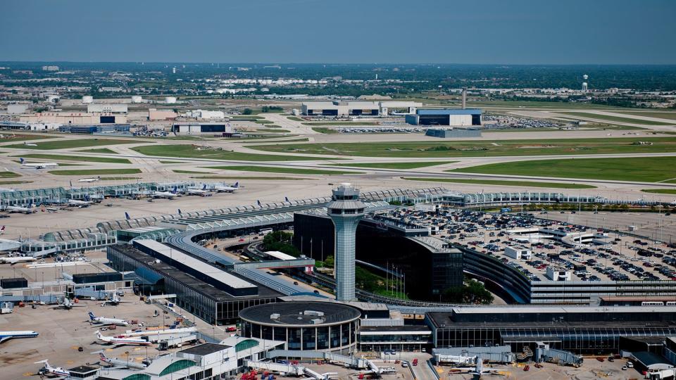 Terminal Aerial of O'Hare International Airport