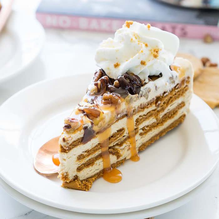 Gingersnap Turtle Icebox Cake