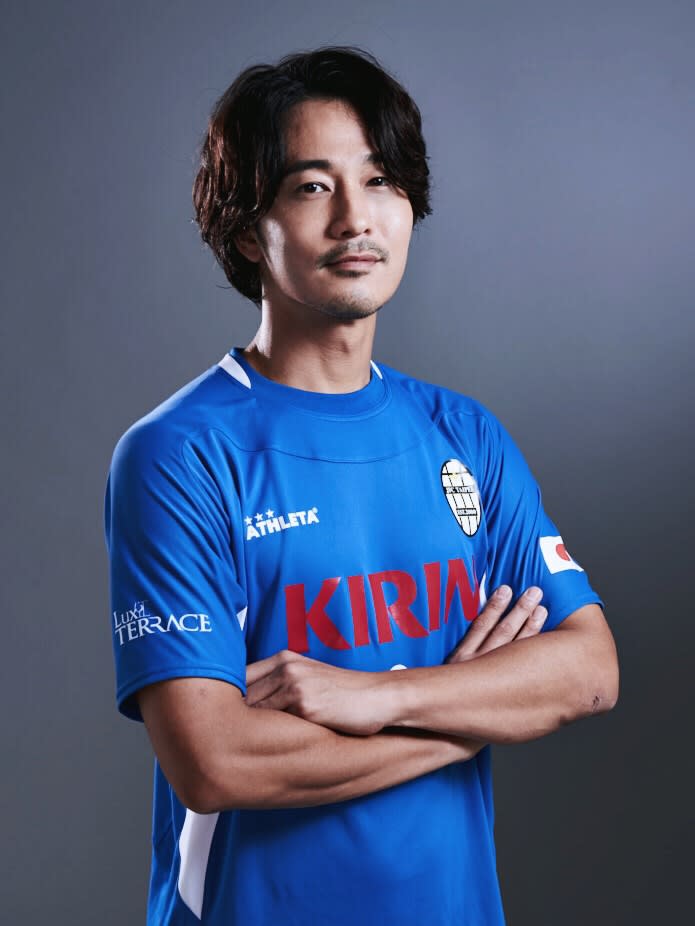 鈴木有樹效力於JFC Taipei球隊。（圖／凱渥）