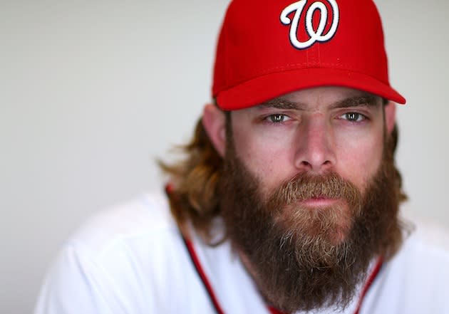 R.I.P Werth's Beard -- Again  Beard, Jayson werth, Gorgeous men