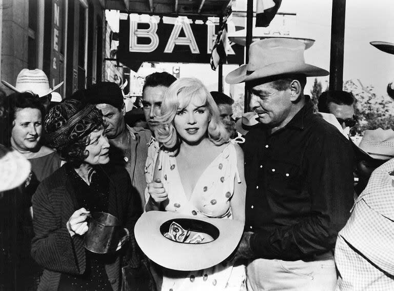 Marilyn Monroe y Gable en The Misfits (1961)