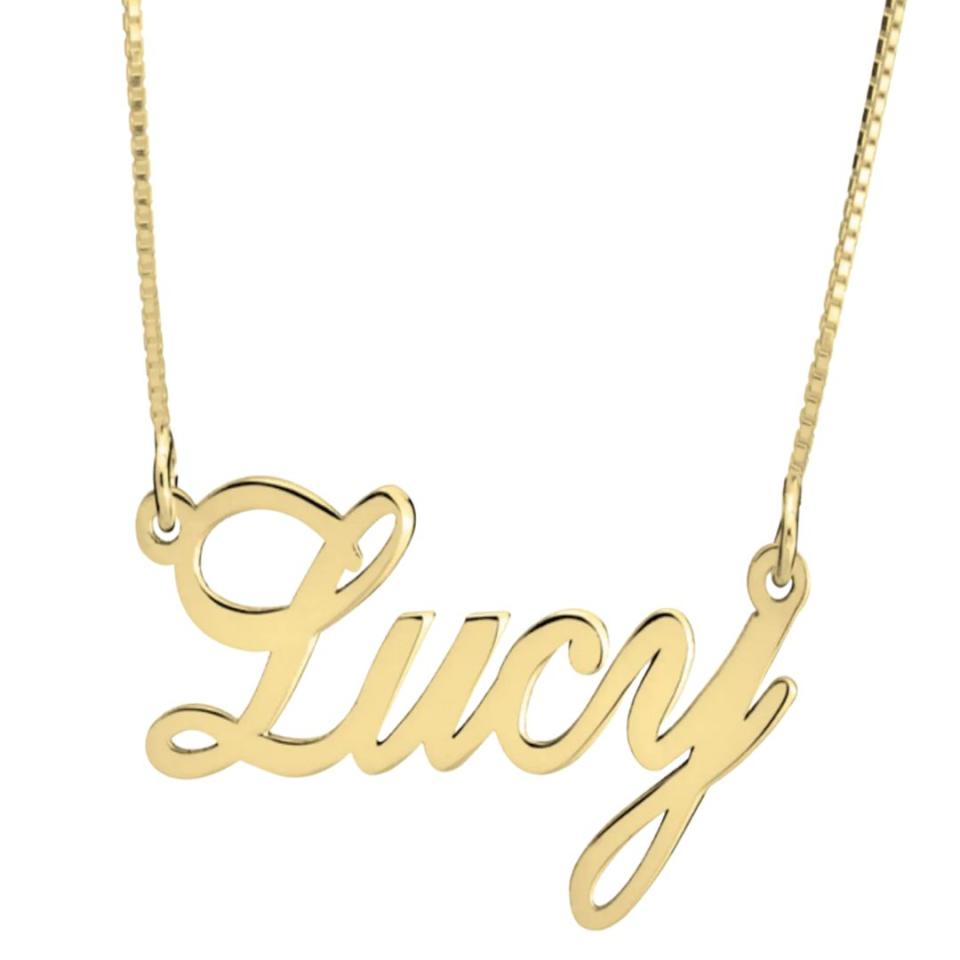 This personalized necklace from Melanie Marie allows you to get the name of your favorite aunt, sibling or best friend as a nameplate pendant. It comes in gold-plated, rose gold-plated and sterling silver options. Melanie White launched custom pieces under her jewelry line starting in 2013.Necklace: $90 at NordstromShop Melanie Marie at Nordstrom