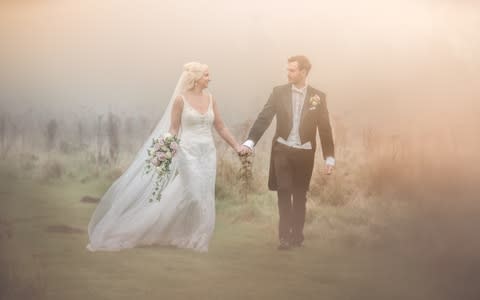 Red sky sun wedding  - Credit: Sean Elliott