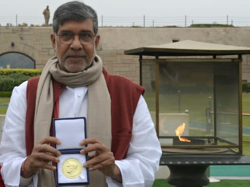 Robbers in India stole a replica of Kailash Satyarthi's Nobel Peace Prize medal