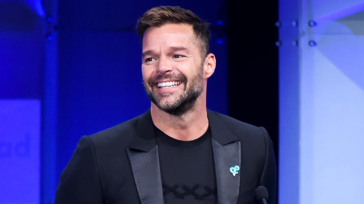 Mandatory Credit: Photo by Michael Buckner/Variety/REX/Shutterstock (9626994bp)Ricky Martin29th Annual GLAAD Media Awards, Inside, Los Angeles, USA - 12 Apr 2018.