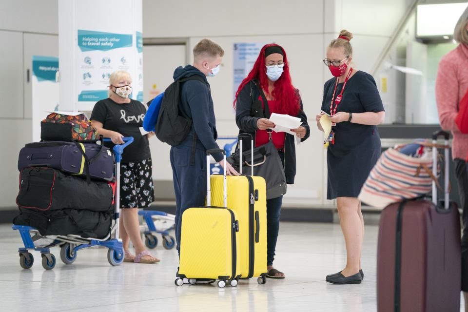 Labour said an estimated 5,857,558 tourists face the prospect of last-minute quarantine requirements (Jane Barlow/PA) (PA Wire)