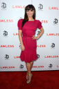 HOLLYWOOD, CA - AUGUST 22: Television Personality Karina Smirnoff arrives at the Premiere of the Weinstein Company's "Lawless" at ArcLight Cinemas on August 22, 2012 in Hollywood, California. (Photo by Frazer Harrison/Getty Images)