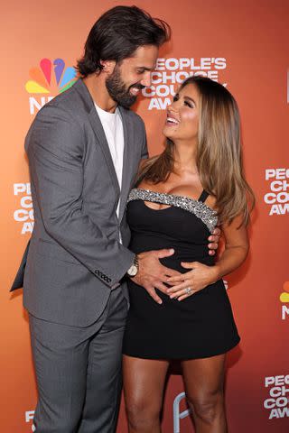 <p>Terry Wyatt/Getty</p> Eric Decker and Jessie James Decker attend the 2023 People's Choice Country Awards at The Grand Ole Opry on September 28, 2023 in Nashville, Tennessee.