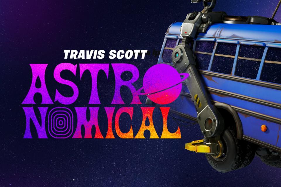 Grammy-nominated rapper Travis Scott went on tour in Fortnite (Epic Games)