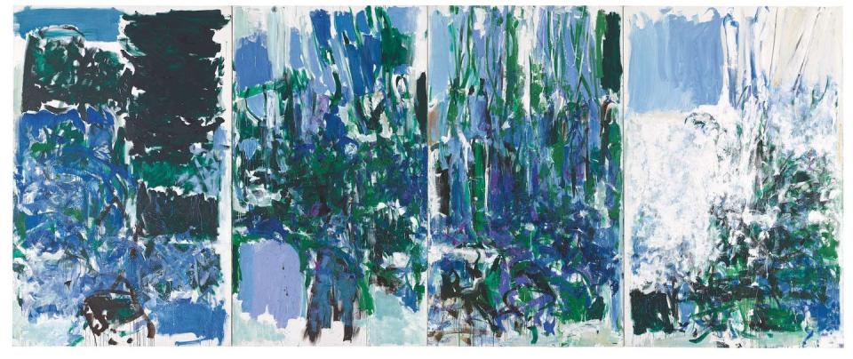 joan mitchell, ‘quatuor ii for betsy jolas’, 1976