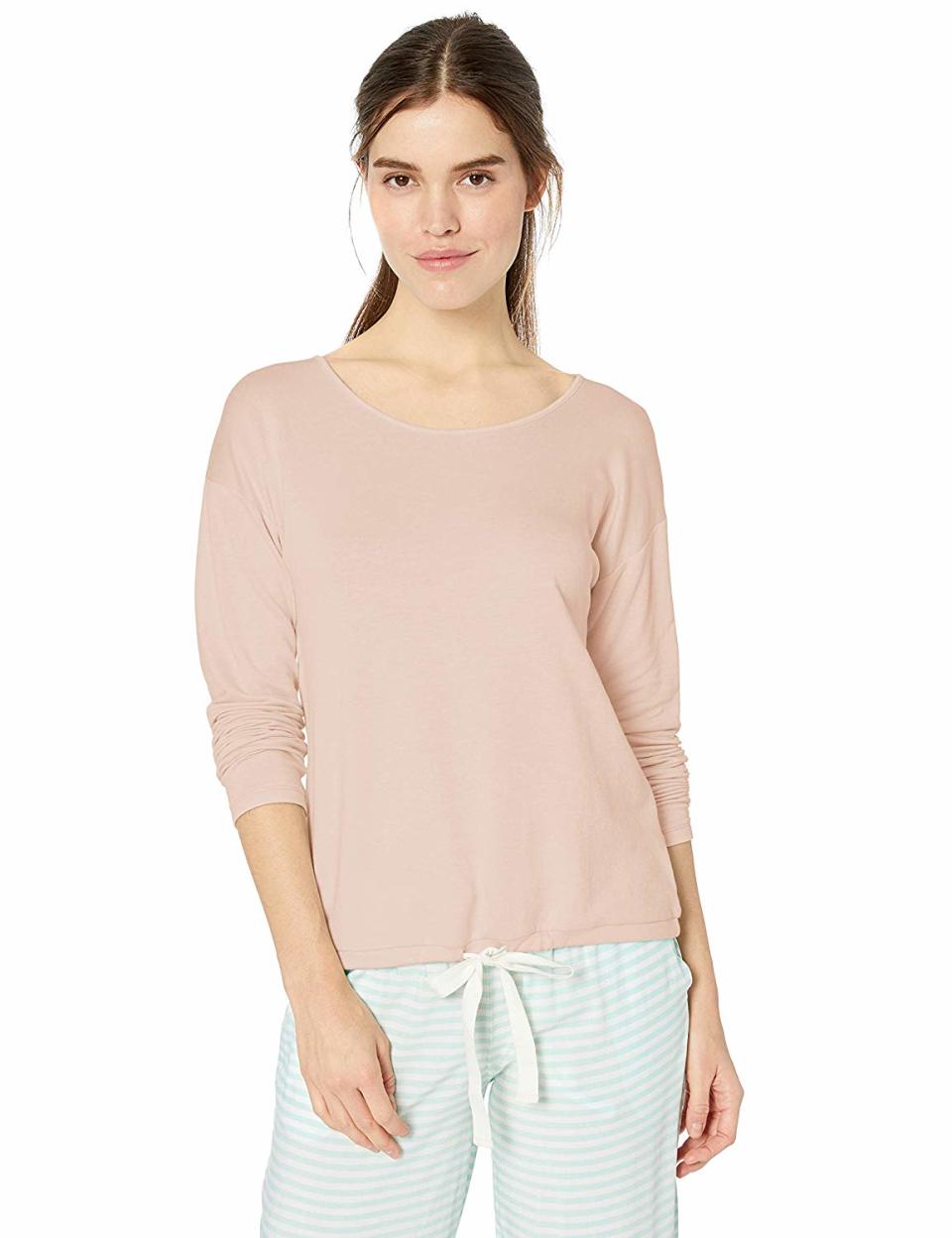 Amazon Essentials Terry Long-Sleeve Top. (Photo: Amazon)