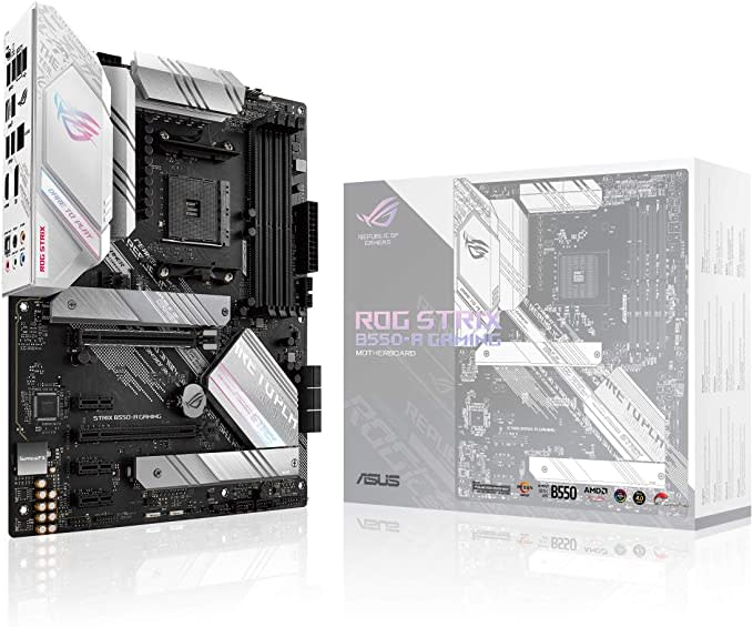 ASUS ROG Strix B550-A Gaming AMD AM4 Zen 3 Ryzen 5000 & 3rd Gen Ryzen ATX Gaming Motherboard. (Photo: Amazon SG)