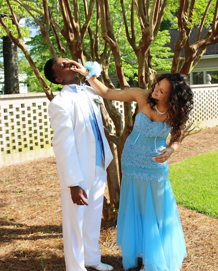 Practicing her moves just in case homie wants to get fresh in the limo post-prom.