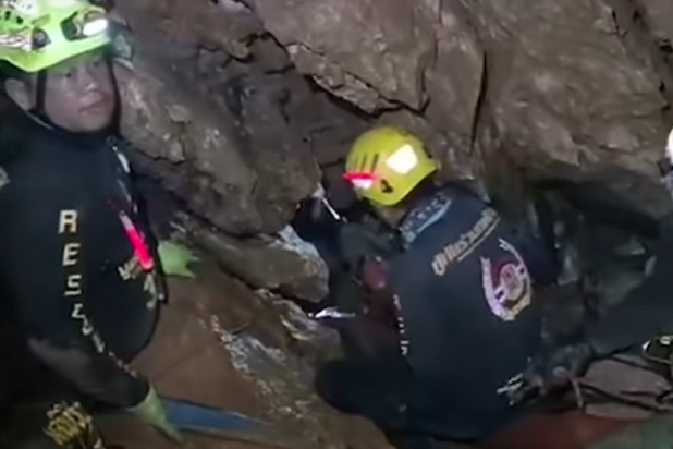Four boys have so far been rescued from the cave. Source: Reuters