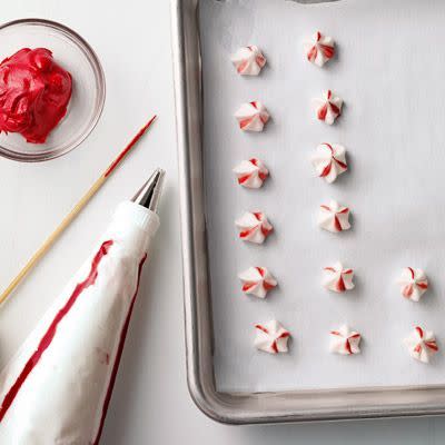 Peppermint Meringues