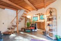 <h2>Mayne Island, British Columbia</h2> <p><a rel="nofollow noopener" href="https://www.airbnb.com/rooms/1720832" target="_blank" data-ylk="slk:This light-filled cottage;elm:context_link;itc:0;sec:content-canvas" class="link ">This light-filled cottage</a> offers total peace and serenity (you have to take a ferry to get there) as well as a gorgeous interior made of natural, sustainable materials. Nature buffs will adore checking out the surrounding flora and fauna here.</p> <h4>Airbnb</h4>