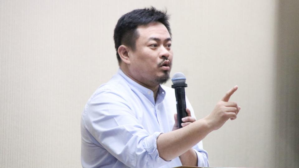 立委洪申翰表示，台灣民主基金會執行長須支持、認同「中華民國與中華人民共和國互不隸屬」的概念。（洪申翰辦公室提供）