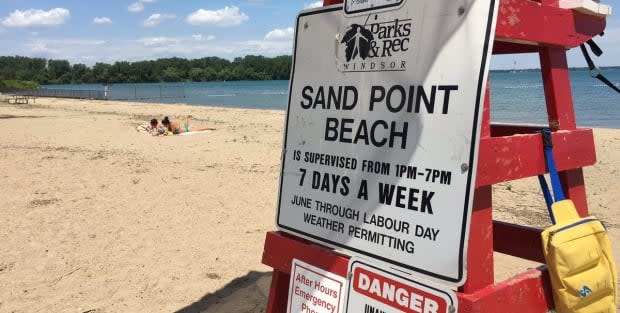 Sand point beach (Meg Roberts/CBC - image credit)