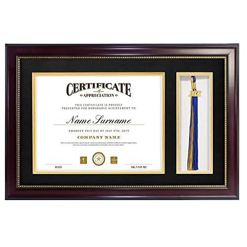 14) Diploma Frame With Tassel Holder