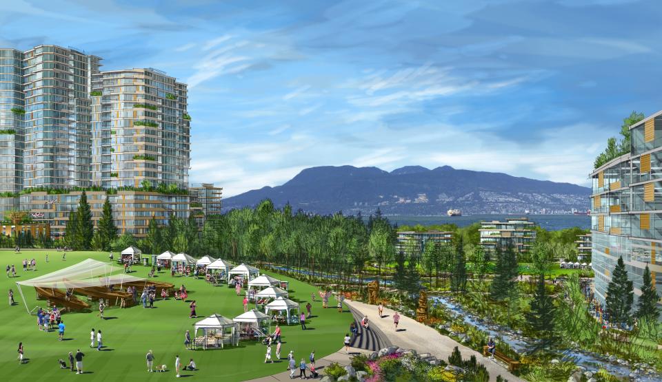 View of the mountains in the future Jericho Lands development 