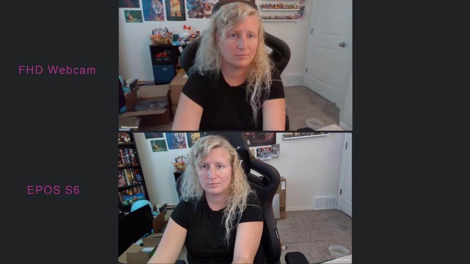 EPOS S6 4K webcam vs FHD camera.