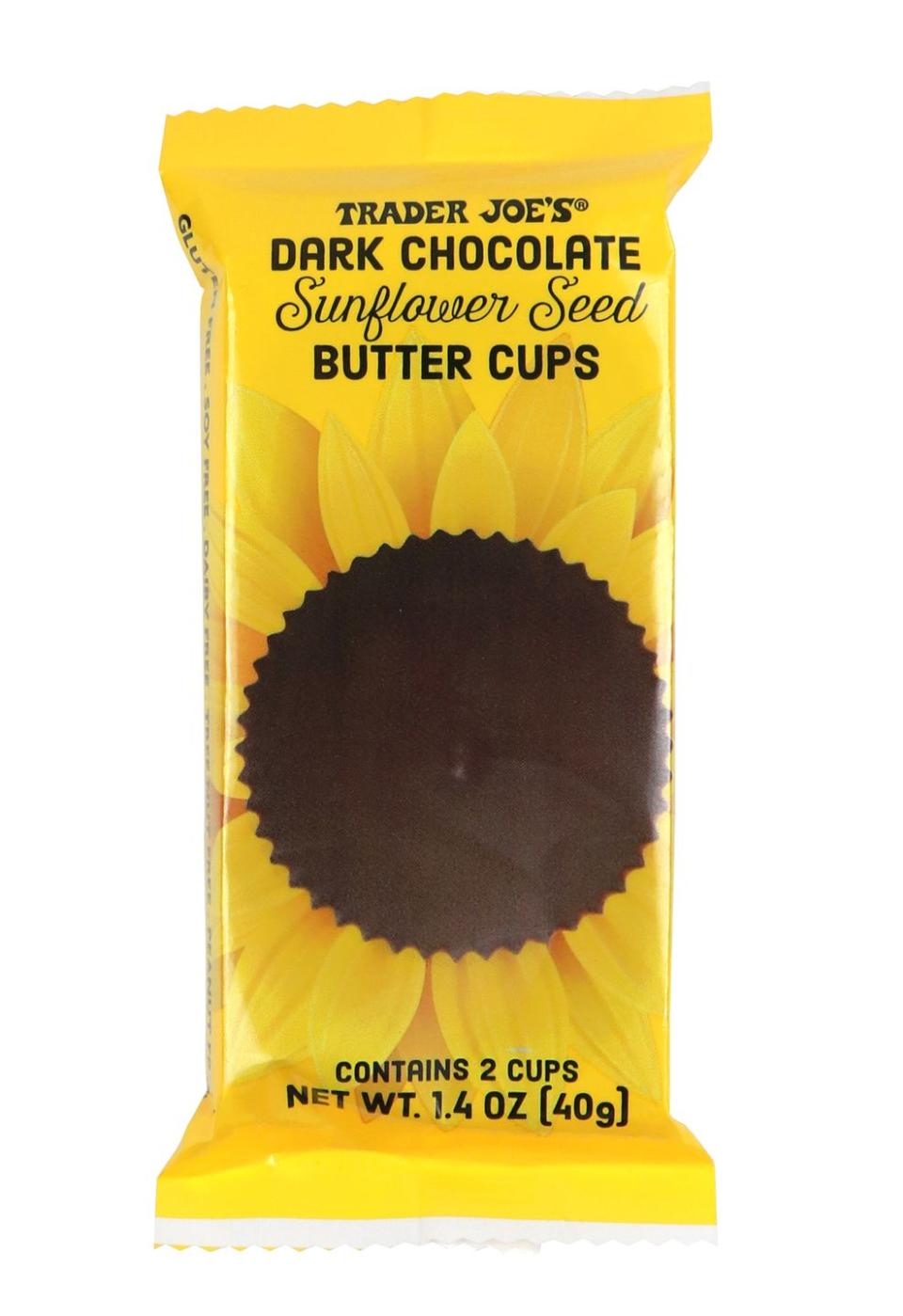 Dark Chocolate Sunflower Seed Butter Cups