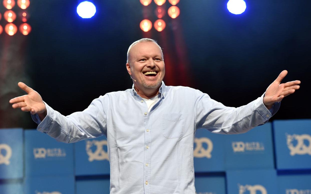 Zurück im Box-Ring: Stefan Raab wird Mitte September ein drittes Mal gegen Regina Halmich kämpfen. (Bild: Hannes Magerstaedt/Getty Images for Bits & Pretzels)