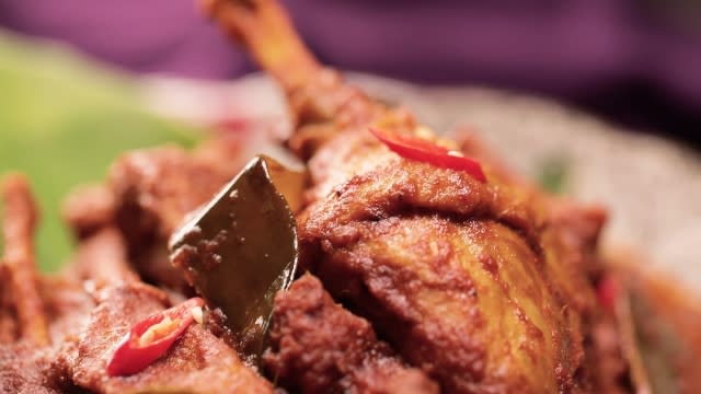 Duck rendang