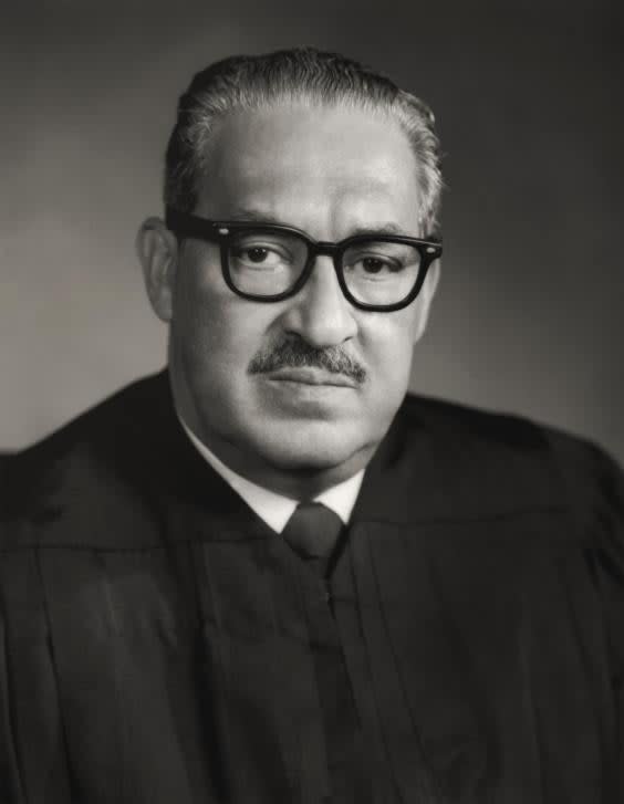 First Amendment guarantees ‘equality of status in the field of ideas’: Thurgood Marshall (Getty Images)