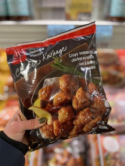 A bag of Trader Joe's Chicken Karaage