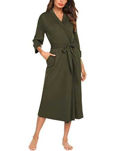 Lightweight Bathrobe with Side Pockets