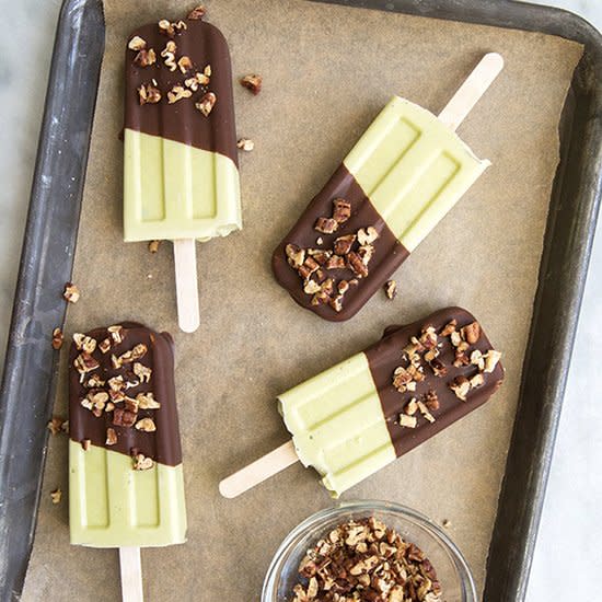 Coconut Avocado Popsicles