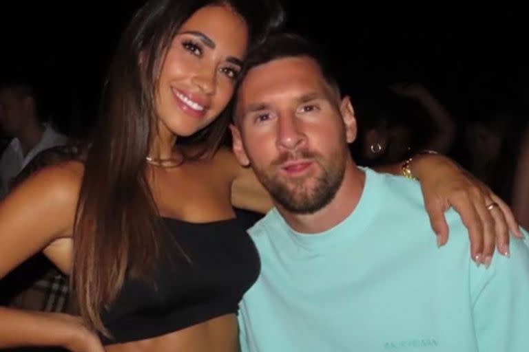 Antonela subió una postal de la noche en Miami donde Leo Messi no salió del todo favorecido