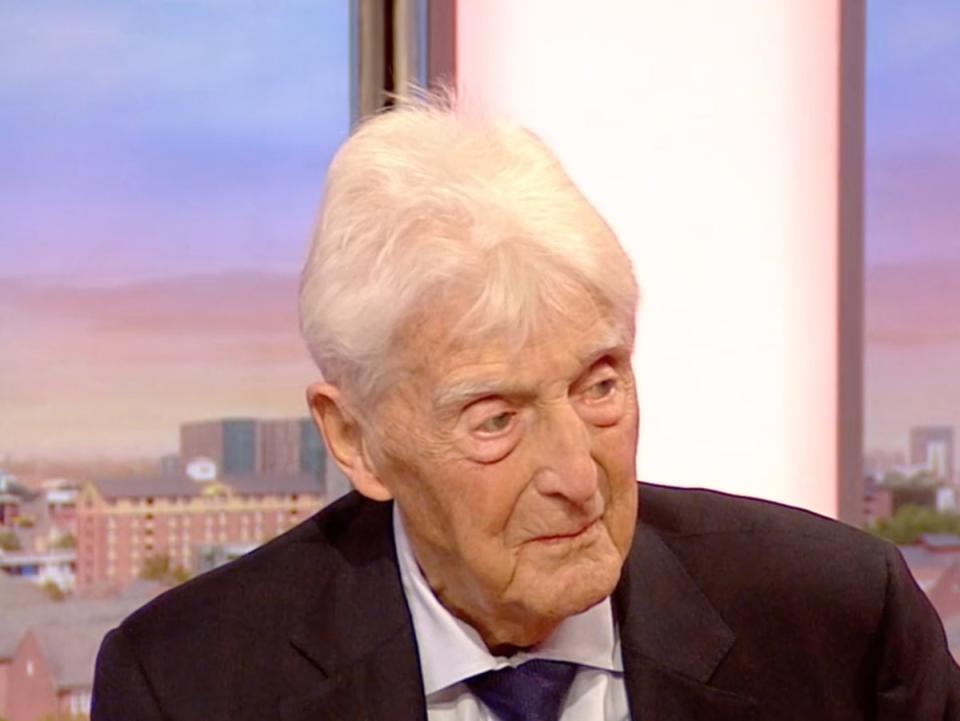 Michael Parkinson on ‘BBC Breakfast’ (BBC)