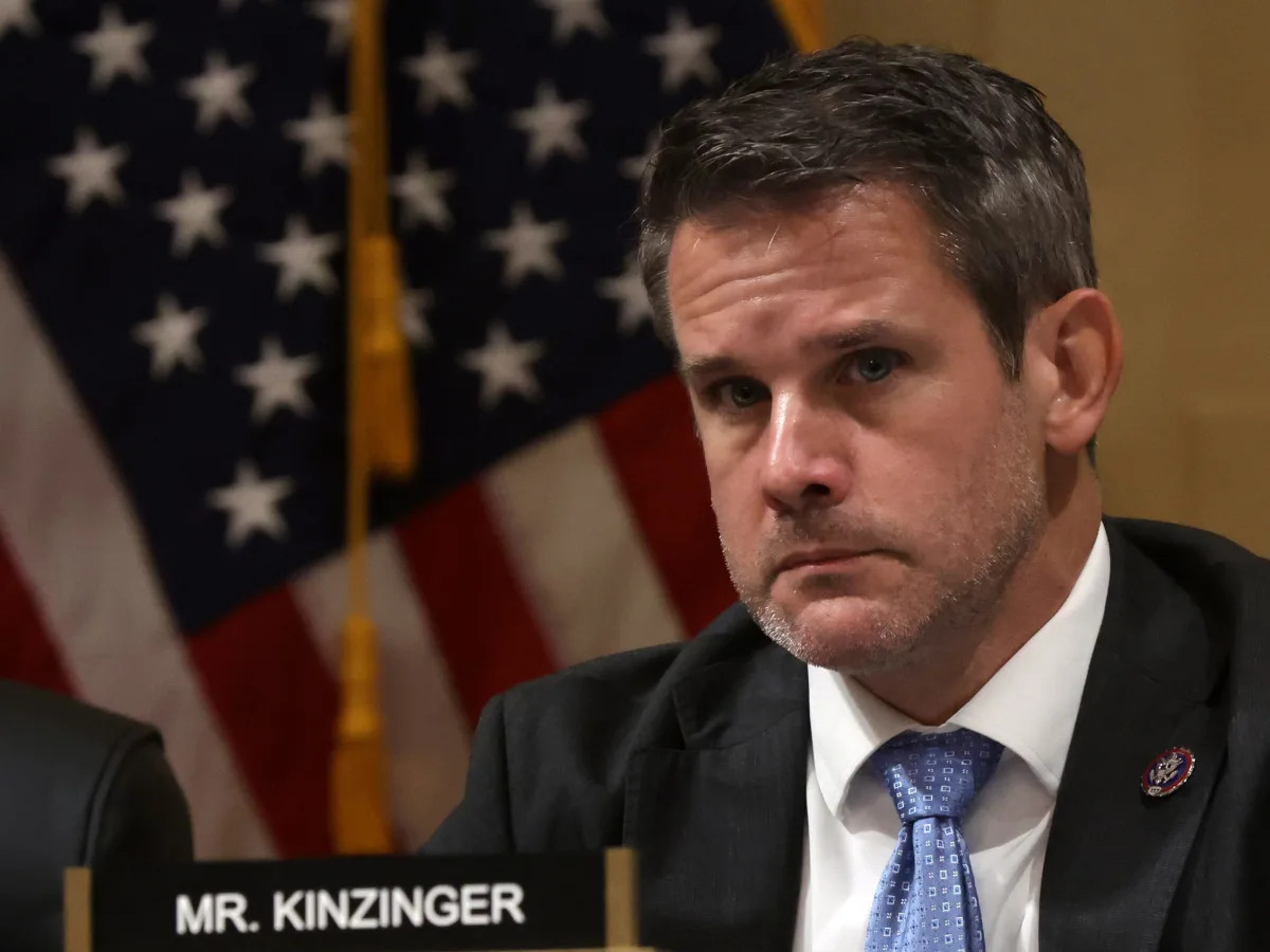 Adam Kinzinger warns that some Christians now 'equate Donald Trump with the pers..