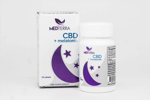 MedTerraCBD include 25 milligrams of CBD and 10 milligrams of melatonin. (Photo: MedTerra)