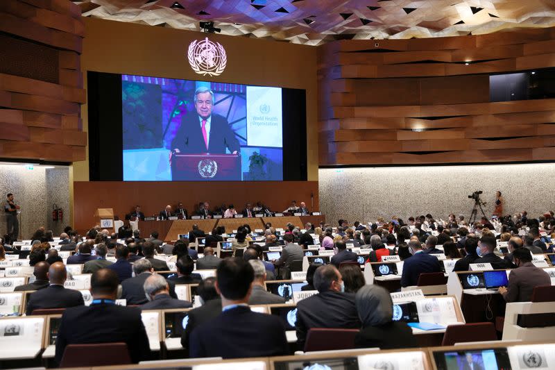 75th World Health Assembly at the United Nations in Geneva