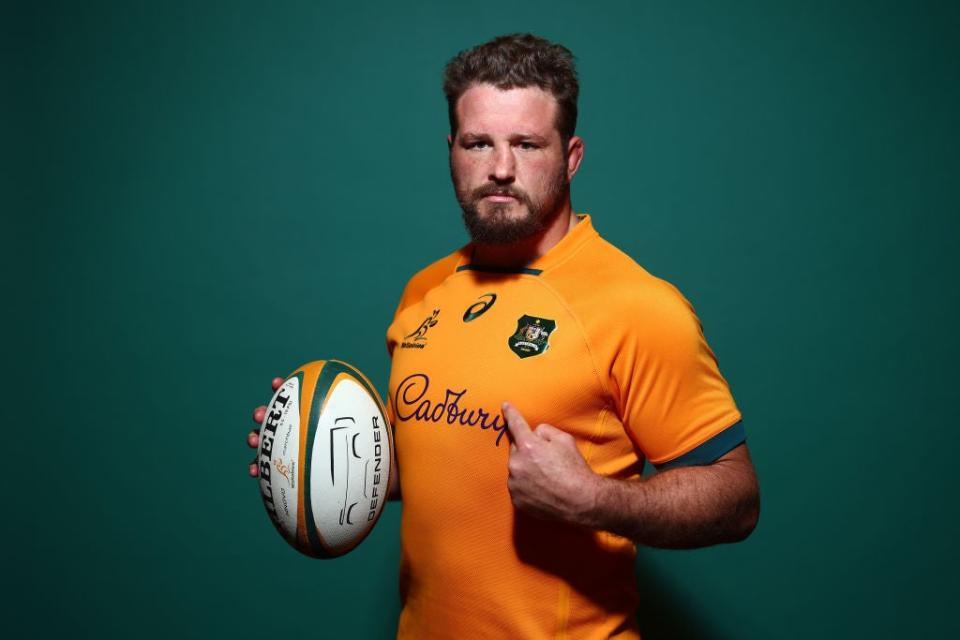 Prop James Slipper captains the Wallabies and has more caps than the entire Welsh pack (Getty Images)