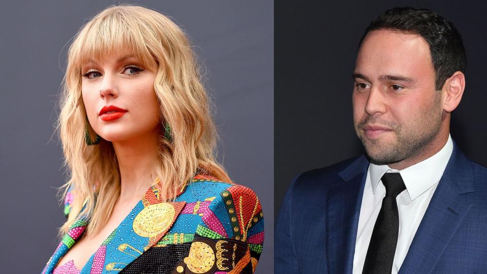 taylor swift and scooter braun