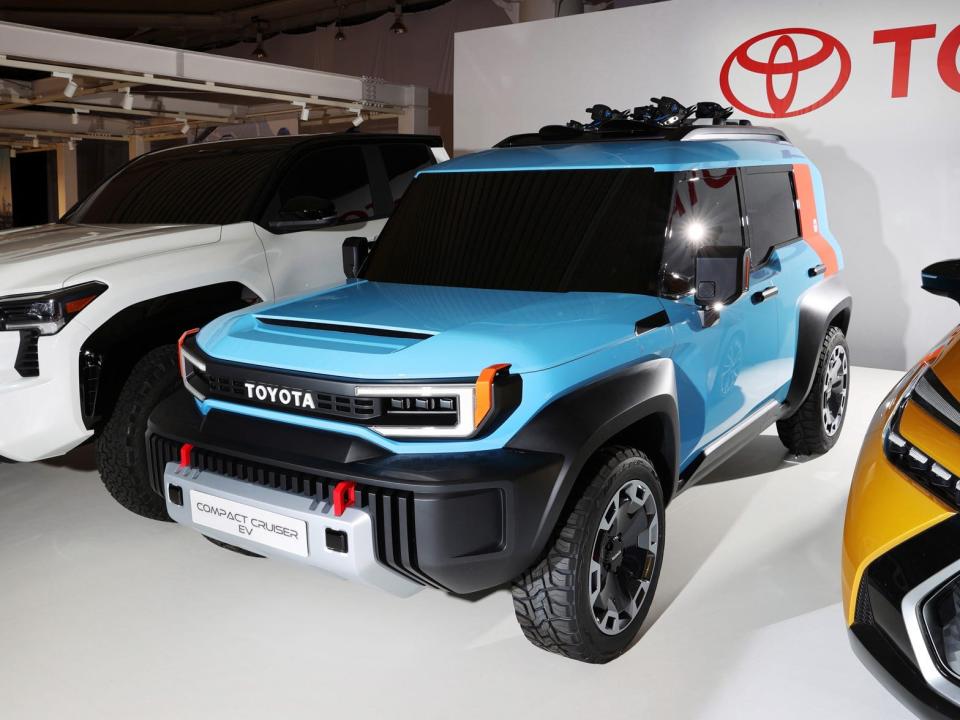 Toyota Compact Cruiser EV SUV concept.