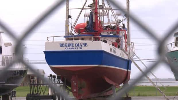 Raymond Noël's boat, Régine Diane, and fishing licence are at the centre of a family dispute now before the Court of Queen's Bench. (Alix Villeneuve/Radio-Canada - image credit)