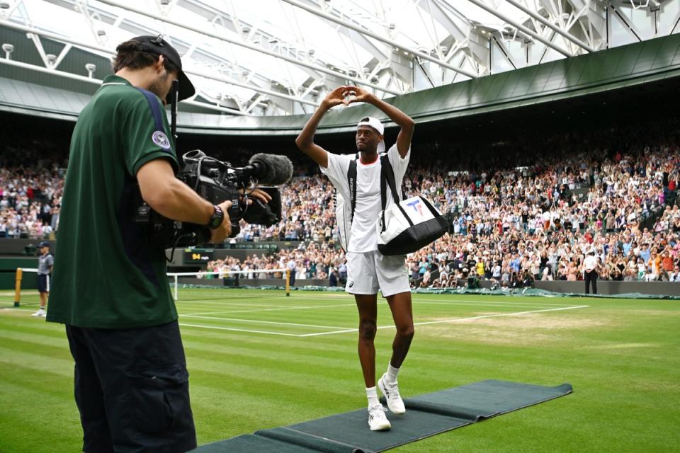 Christopher Eubanks reached the quarterfinals of Wimbledon last year (Getty Images)